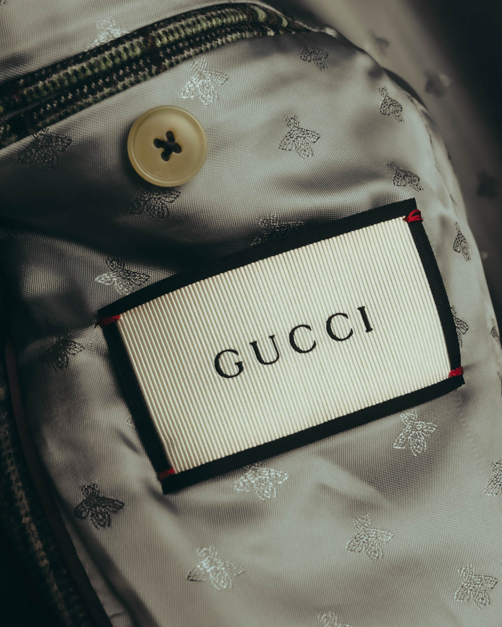 "GUCCI" 2010's Checked wool blazer