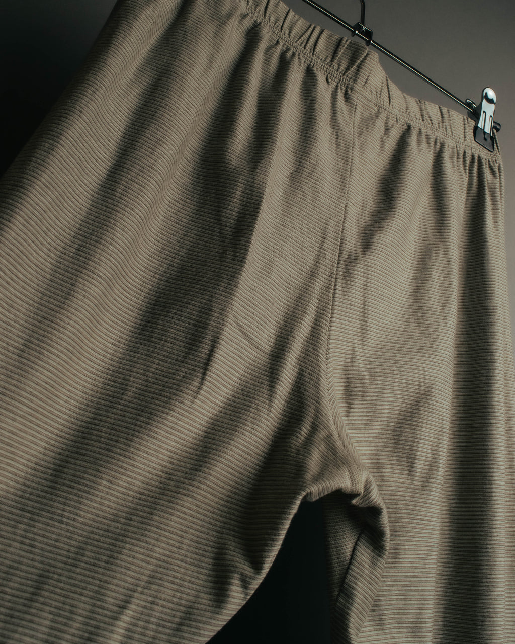 "VERONIQUE BRANQUINHO" 90's-00's Ribbed cotton easy pants