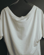 "VIKTOR & ROLF" 00's Minimal cotton short sleeve top