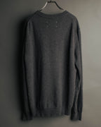 “Maison Margiela” 2023SS Minimal cashmere crewneck knit