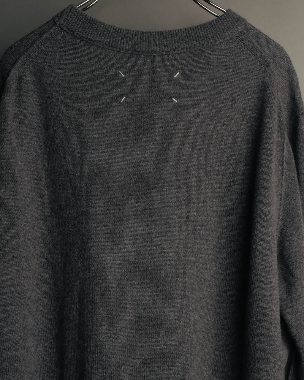 “Maison Margiela” 2023SS Minimal cashmere crewneck knit