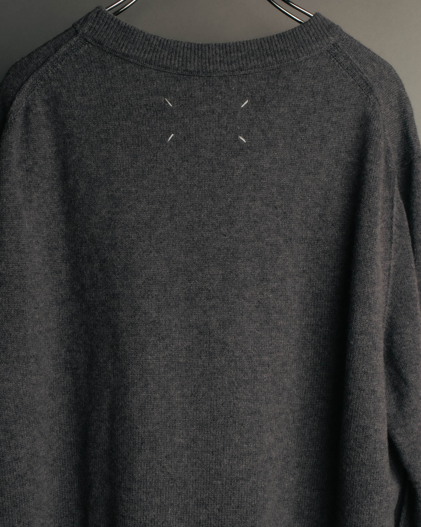 “Maison Margiela” 2023SS Minimal cashmere crewneck knit