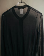 "Y's" Sheer knit cardigan