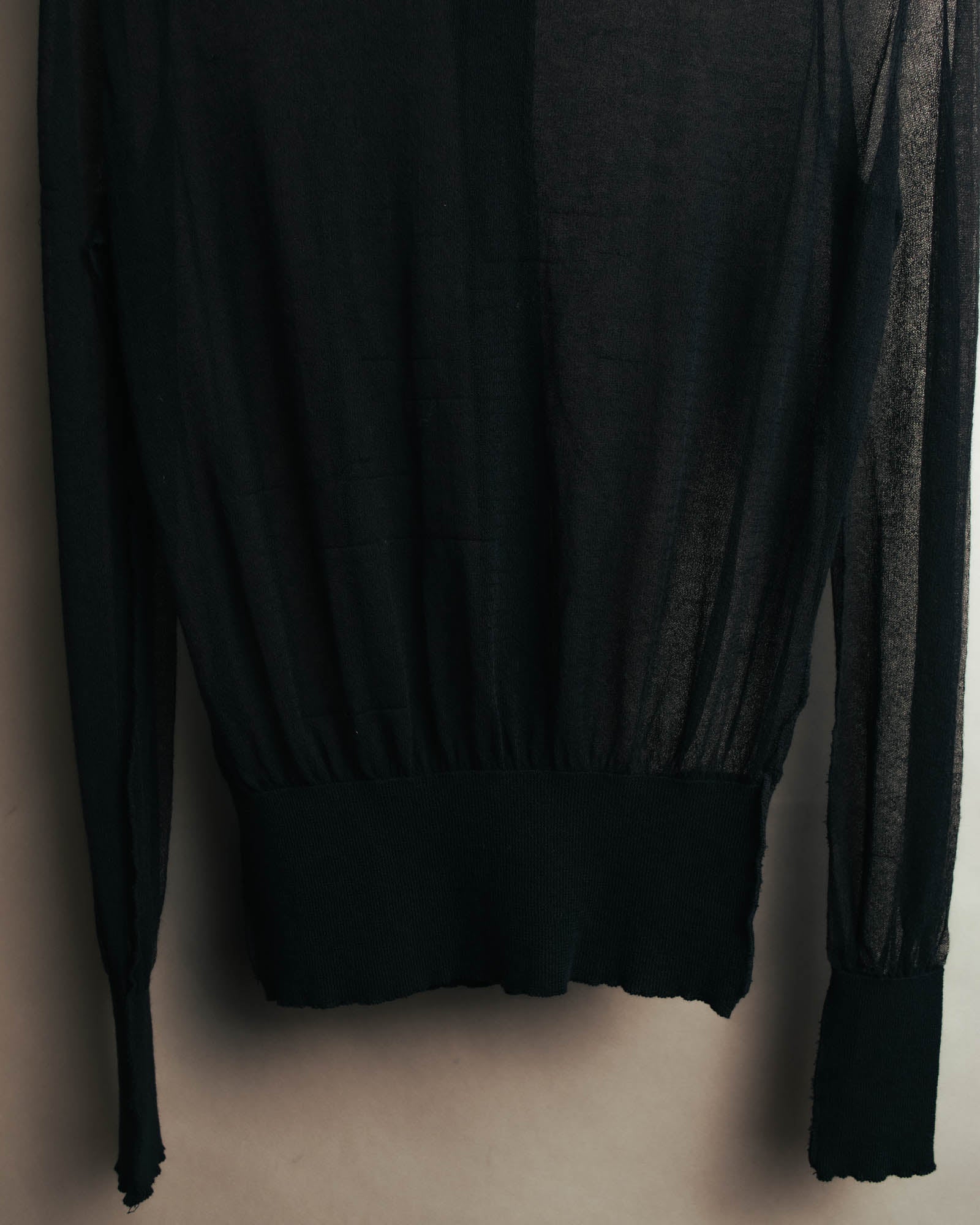 "Y's" Sheer knit cardigan