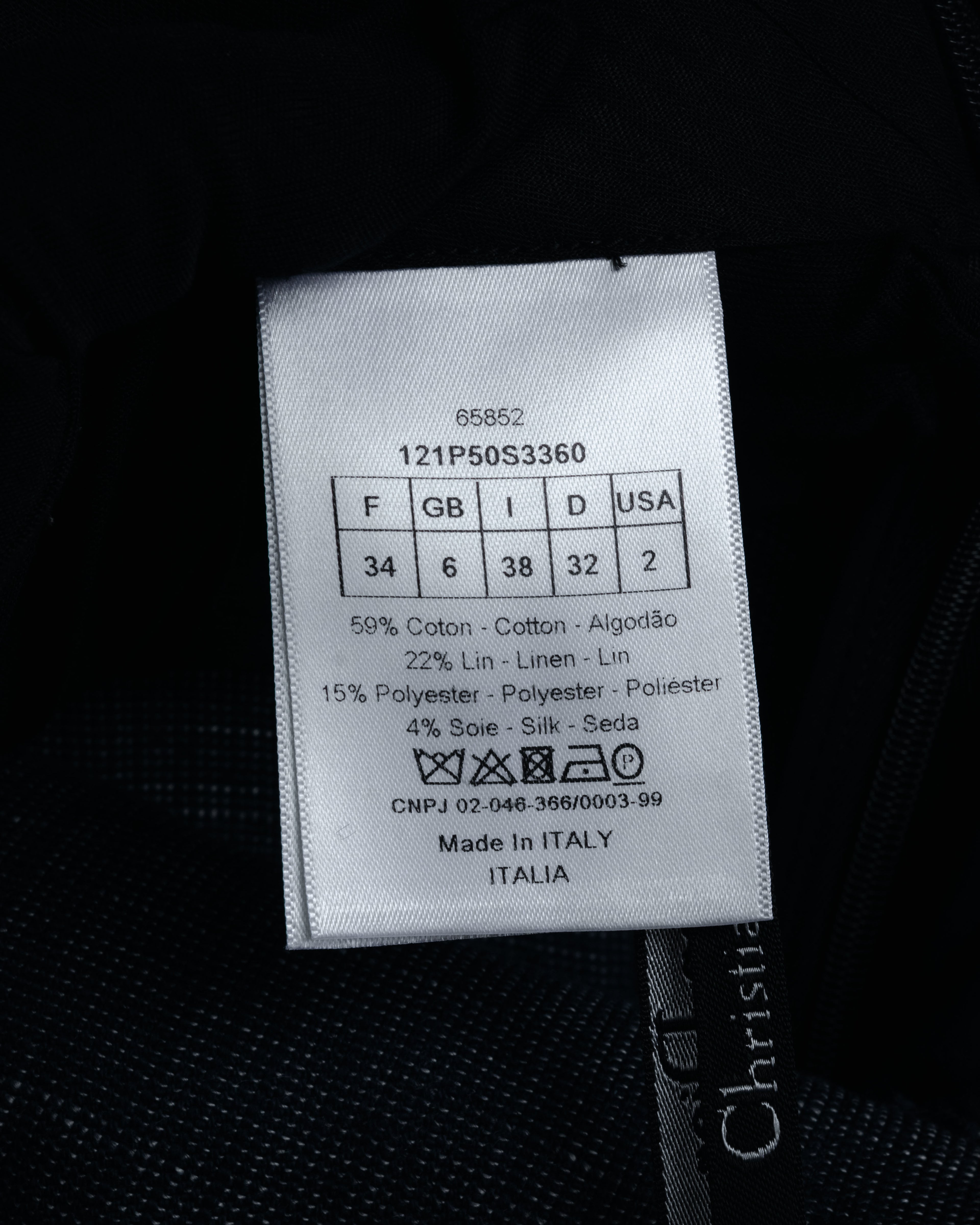 “Christian Dior” 2021 Sailor front wide trousers