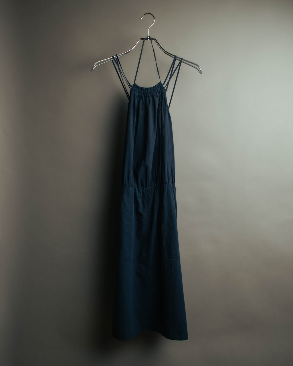 "Veronique Branquinho" 90's-00's Lightweight cotton strappy maxi dress
