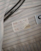 “Christian Dior” 90’s Dobby striped dress shirt