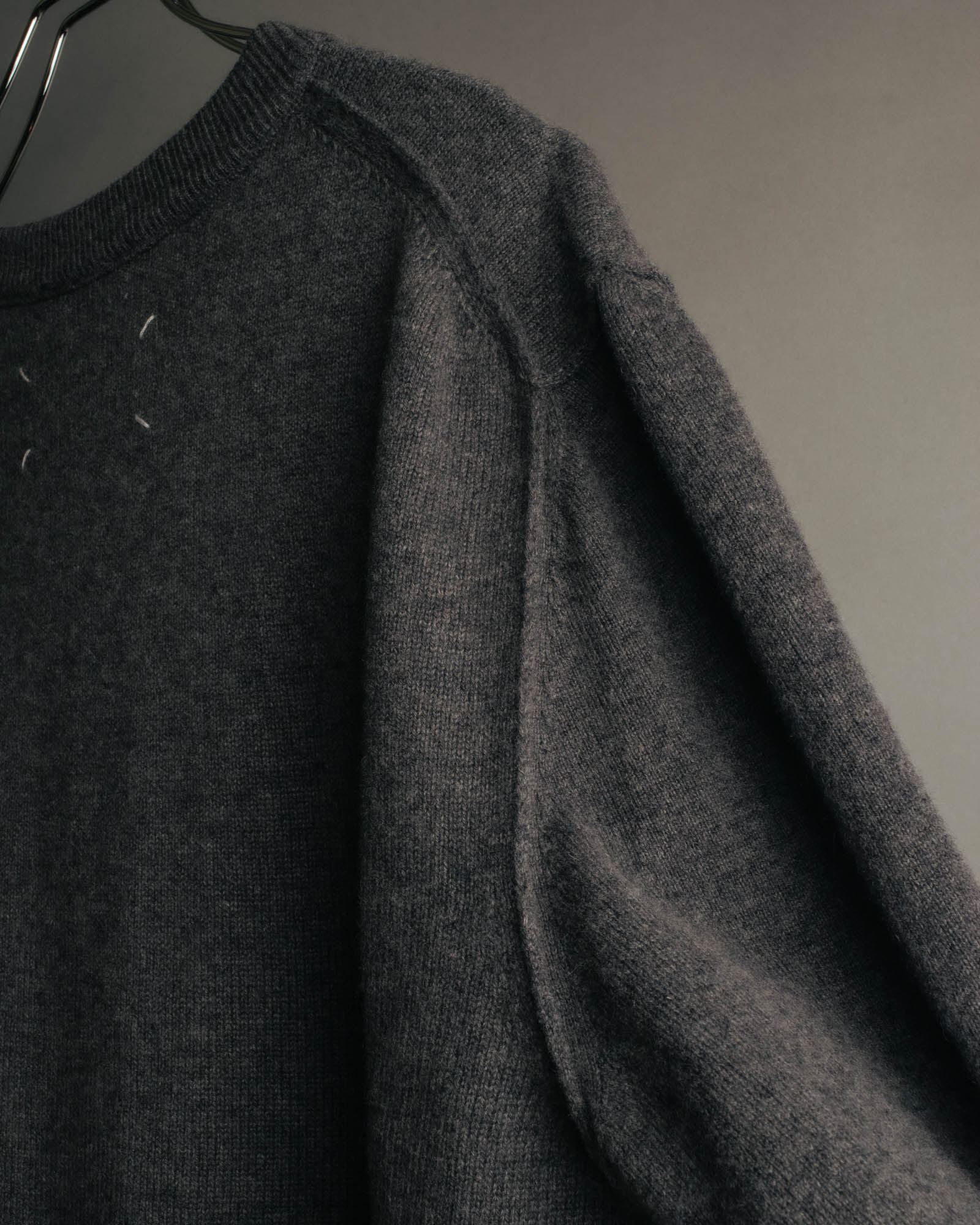 “Maison Margiela” 2023SS Minimal cashmere crewneck knit