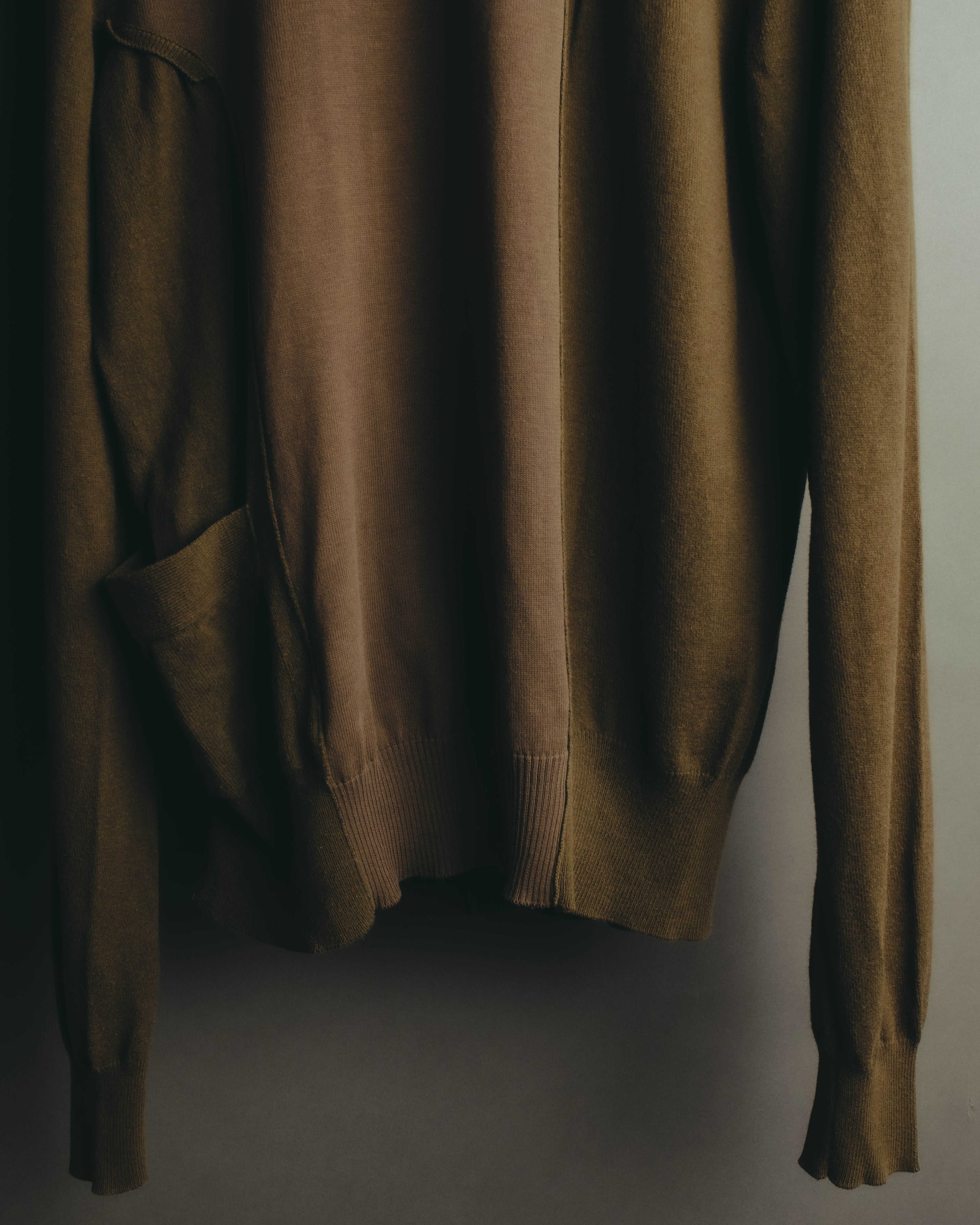 "Maison Margiela" 2017SS Paneled side button knit pullover