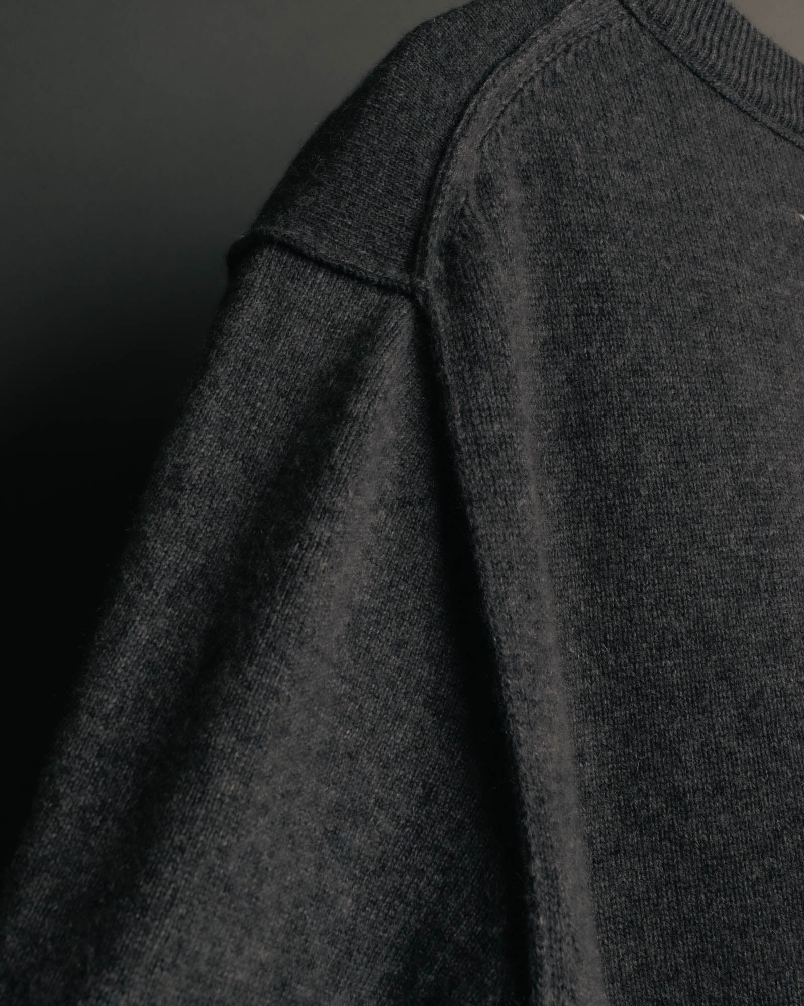 “Maison Margiela” 2023SS Minimal cashmere crewneck knit