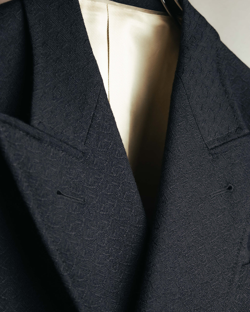 -SPECIAL- “GUCCI” 20’s Textured wool double breasted blazer with gold buttons
