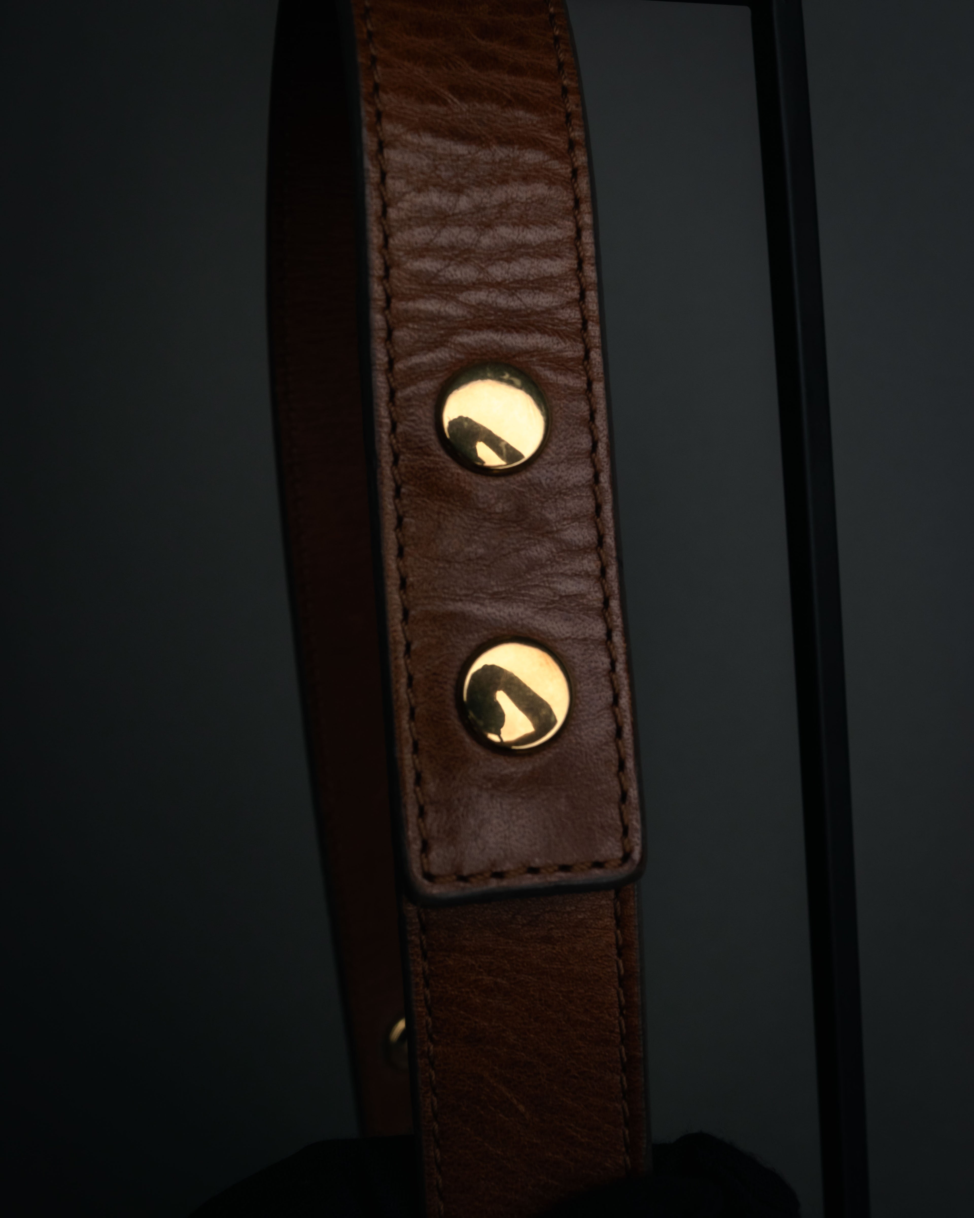 “CELINE” 90’s Macadam canvas flap shoulder bag