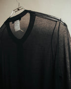 "Y's" Sheer knit cardigan