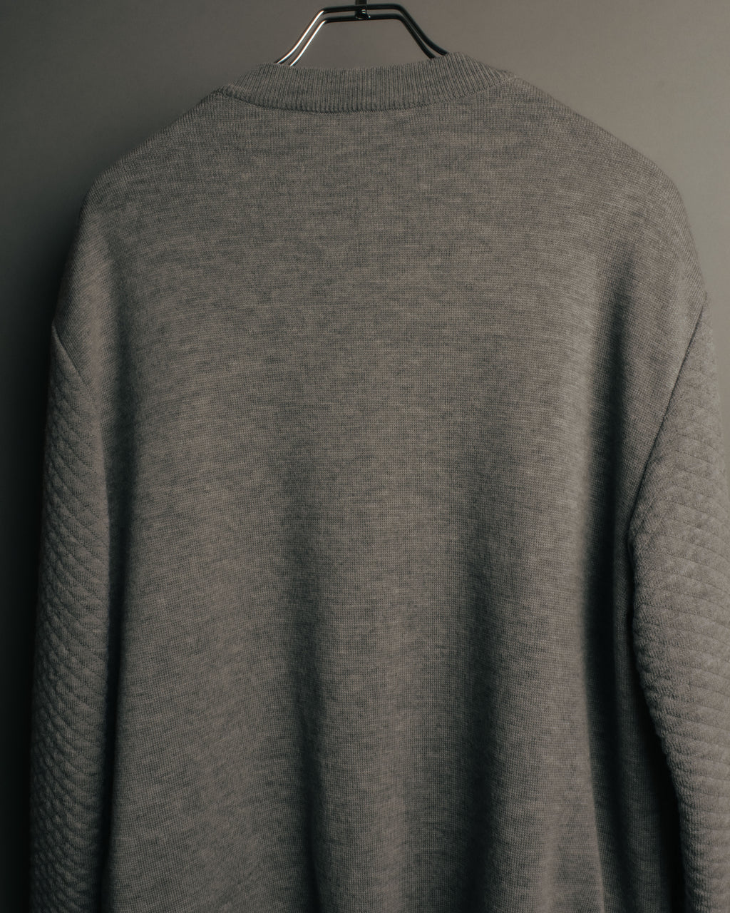 “Salvatore Ferragamo” 90’s-00’s Reversible silk panel wool cardigan