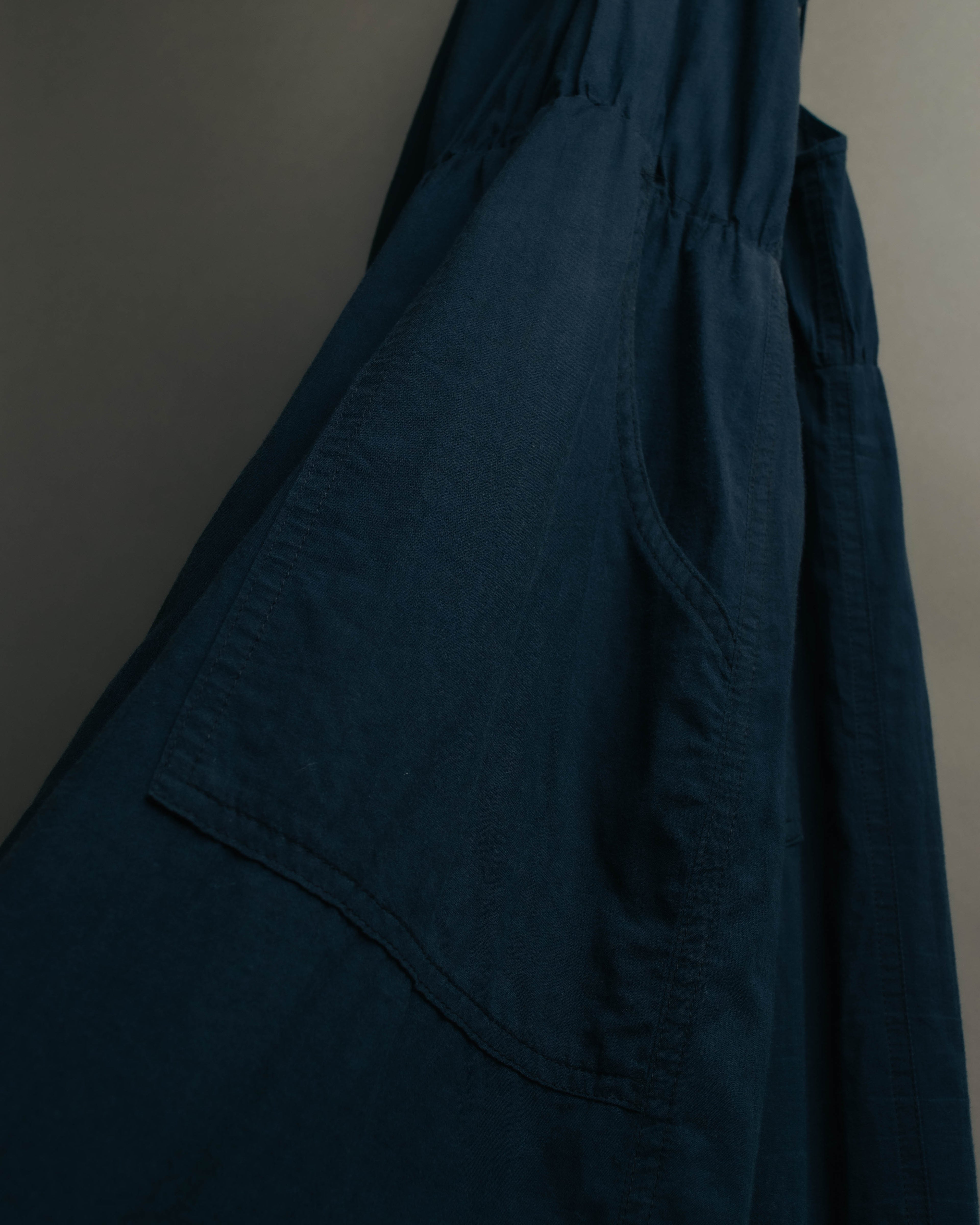 "Veronique Branquinho" 90's-00's Lightweight cotton strappy maxi dress