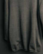 “Salvatore Ferragamo” 90’s-00’s Reversible silk panel wool cardigan