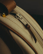 "Christian Dior" 70's-80's Classic canvas leather shoulder bag