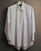 "CELINE" 90's-00's Textured long sleeve dress shirt