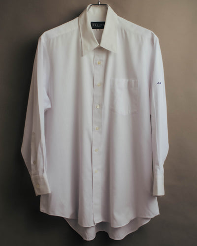 "CELINE" 90's-00's Textured long sleeve dress shirt