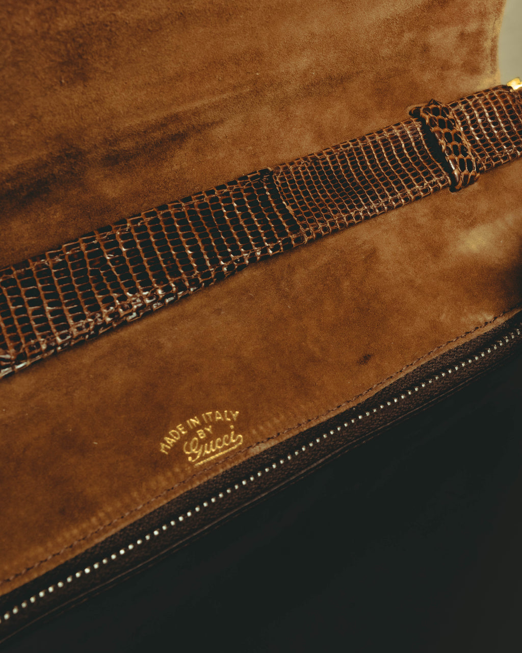 –SPECIAL– "GUCCI" 70's Classic horsebit shoulder bag