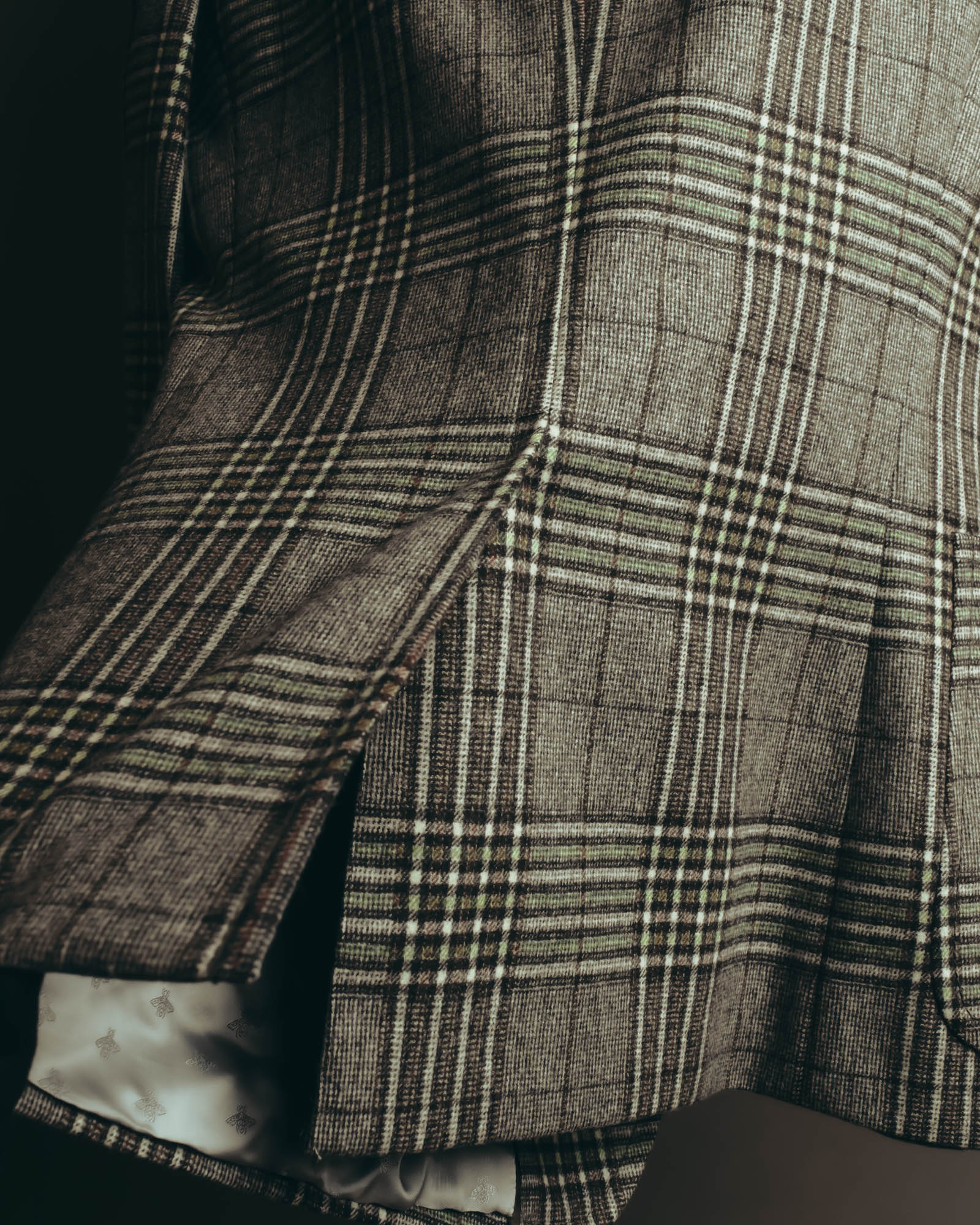 "GUCCI" 2010's Checked wool blazer