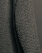 “Salvatore Ferragamo” 90’s-00’s Reversible silk panel wool cardigan