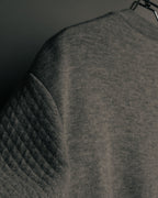 “Salvatore Ferragamo” 90’s-00’s Reversible silk panel wool cardigan
