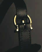 "Salvatore Ferragamo" 00's-10's Embossed leather top-handle bag