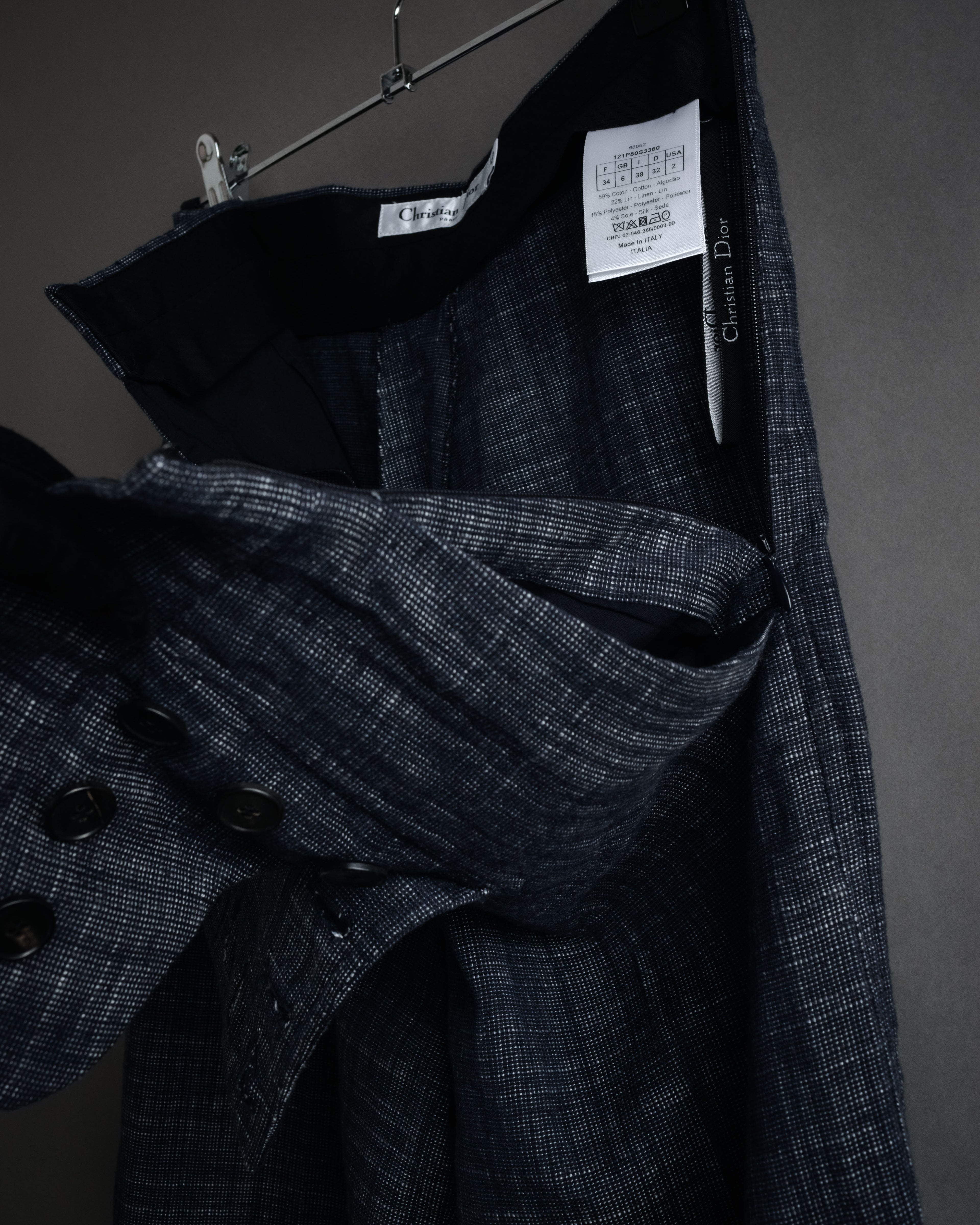 “Christian Dior” 2021 Sailor front wide trousers