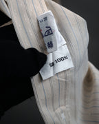 “Christian Dior” 90’s Dobby striped dress shirt