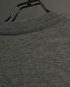 “Salvatore Ferragamo” 90’s-00’s Reversible silk panel wool cardigan