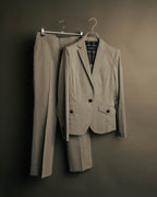 “BURBERRY LONDON” 2000’s Tailored light grey pants suit