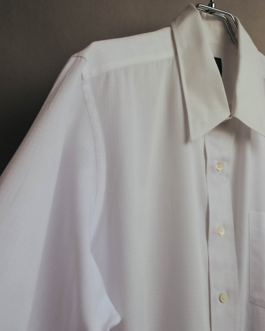 "CELINE" 90's-00's Textured long sleeve dress shirt