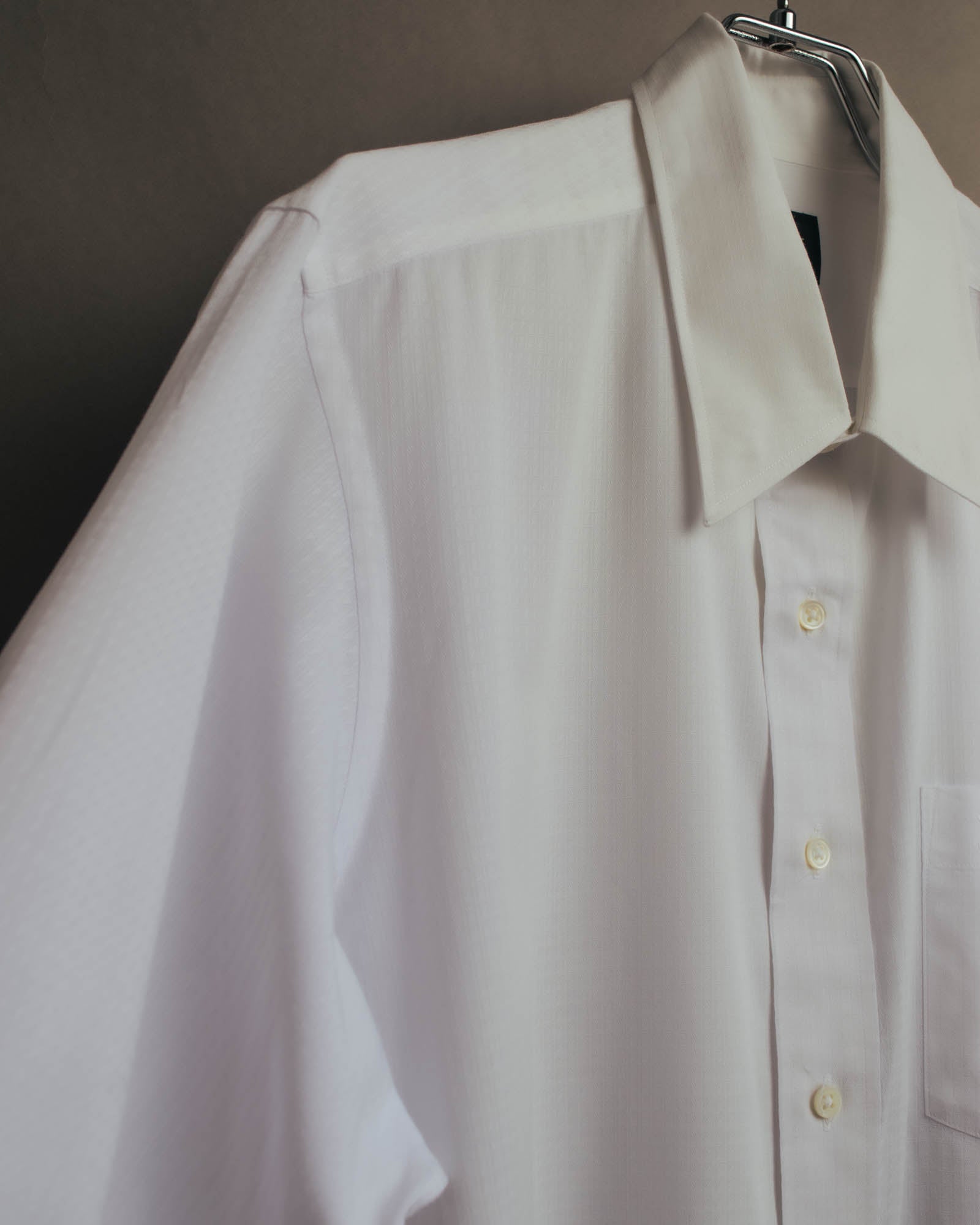 "CELINE" 90's-00's Textured long sleeve dress shirt
