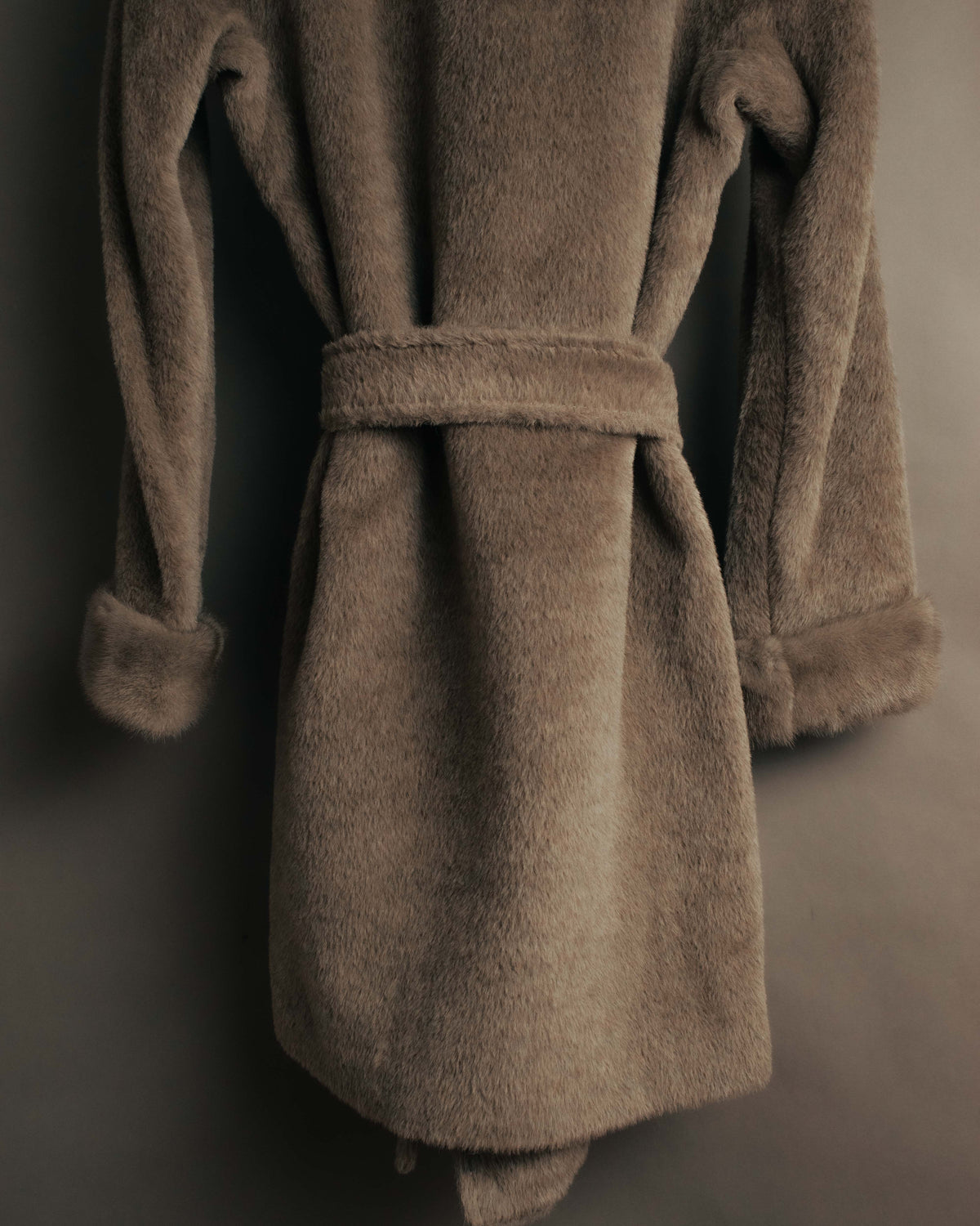 “Max Mara” 00’s-10’s Textured wool silk cashmere long coat