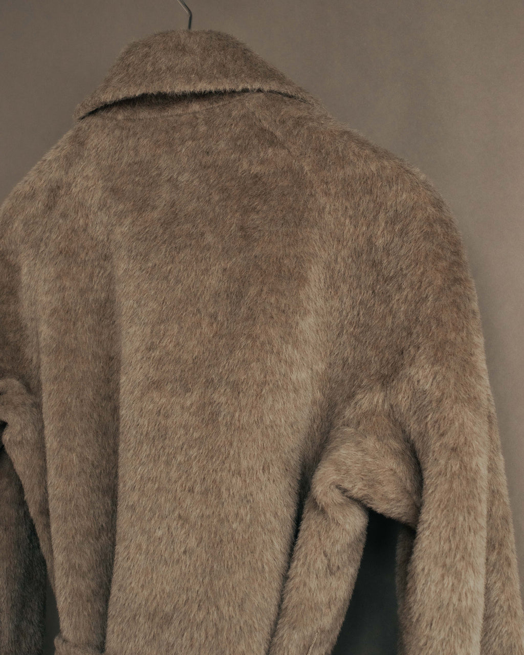 “Max Mara” 00’s-10’s Textured wool silk cashmere long coat