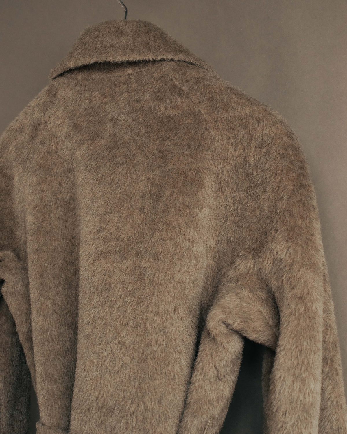 “Max Mara” 00’s-10’s Textured wool silk cashmere long coat