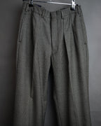 “Polo by Ralph Lauren” 90’s Houndstooth two tuck wool trousers