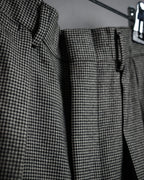 “Polo by Ralph Lauren” 90’s Houndstooth two tuck wool trousers