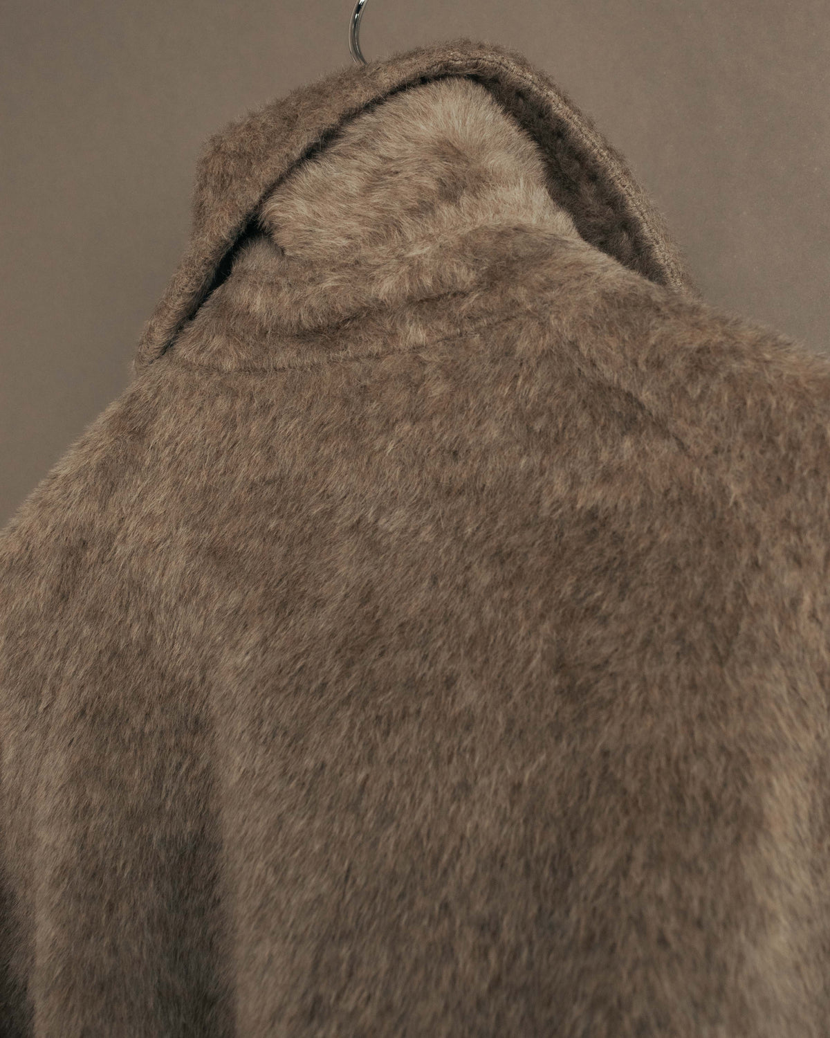 “Max Mara” 00’s-10’s Textured wool silk cashmere long coat