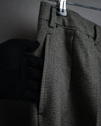 “Polo by Ralph Lauren” 90’s Houndstooth two tuck wool trousers