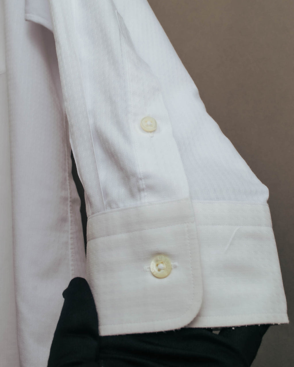 "CELINE" 90's-00's Textured long sleeve dress shirt