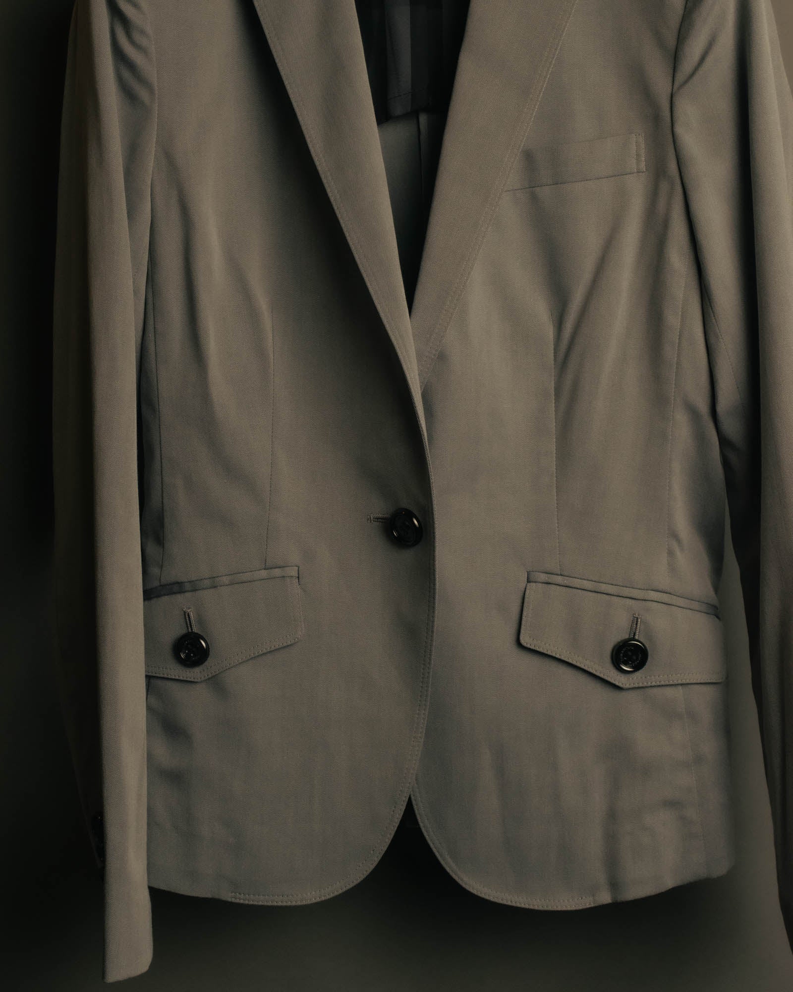 “BURBERRY LONDON” 2000’s Tailored light grey pants suit