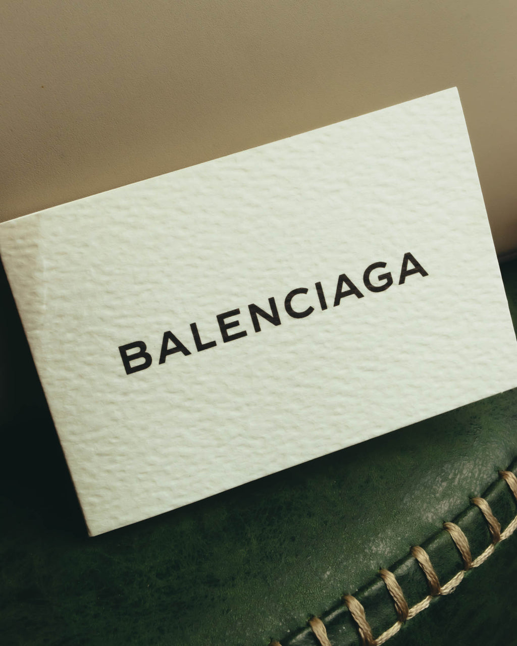 "BALENCIAGA" 2010's Structured leather top handle bag