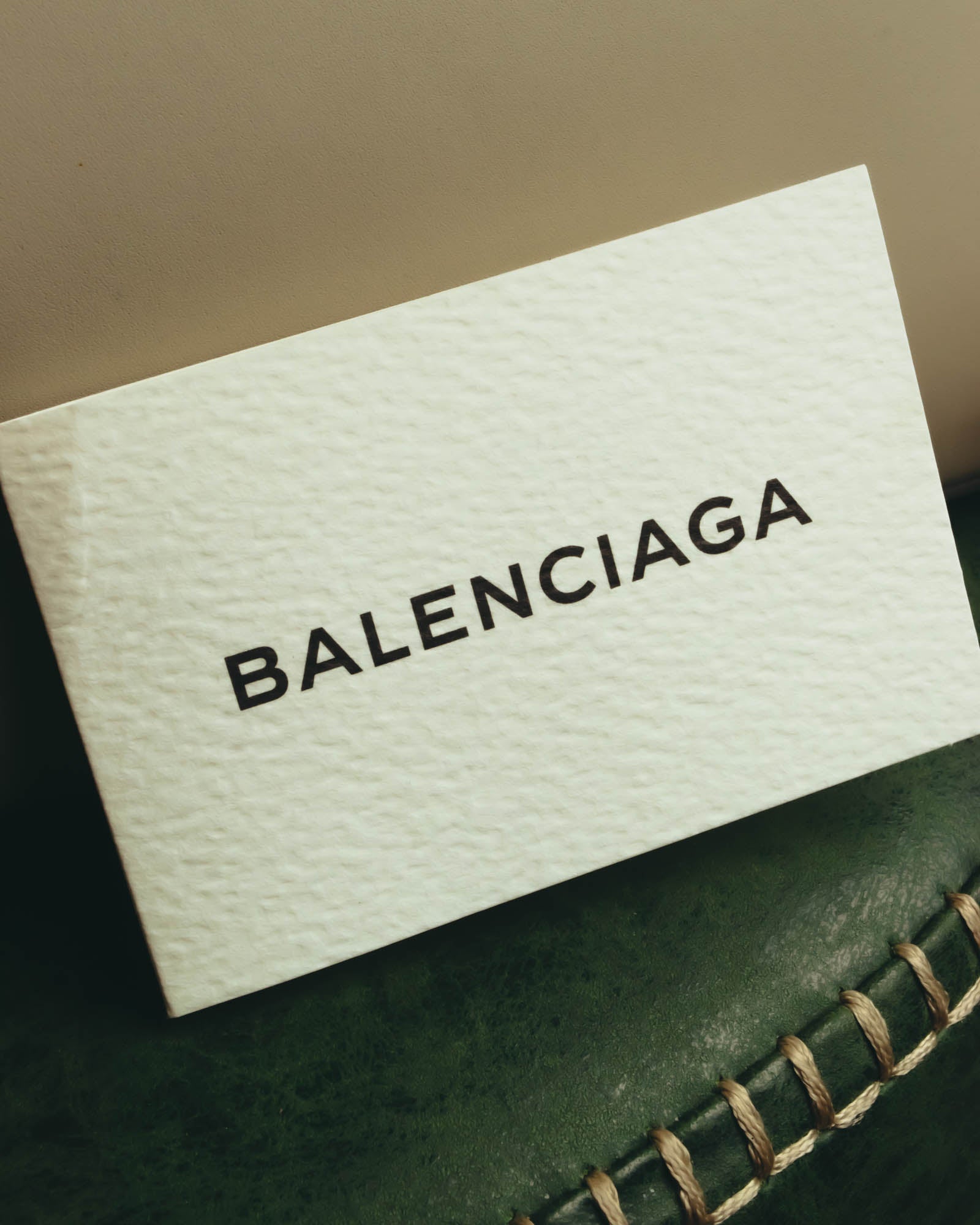 "BALENCIAGA" 2010's Structured leather top handle bag