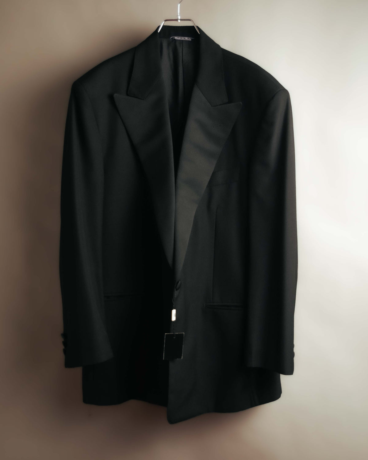 -SPECIAL- “FENDI” 90’s-00’s Peak lapel wool tuxedo tailored setup