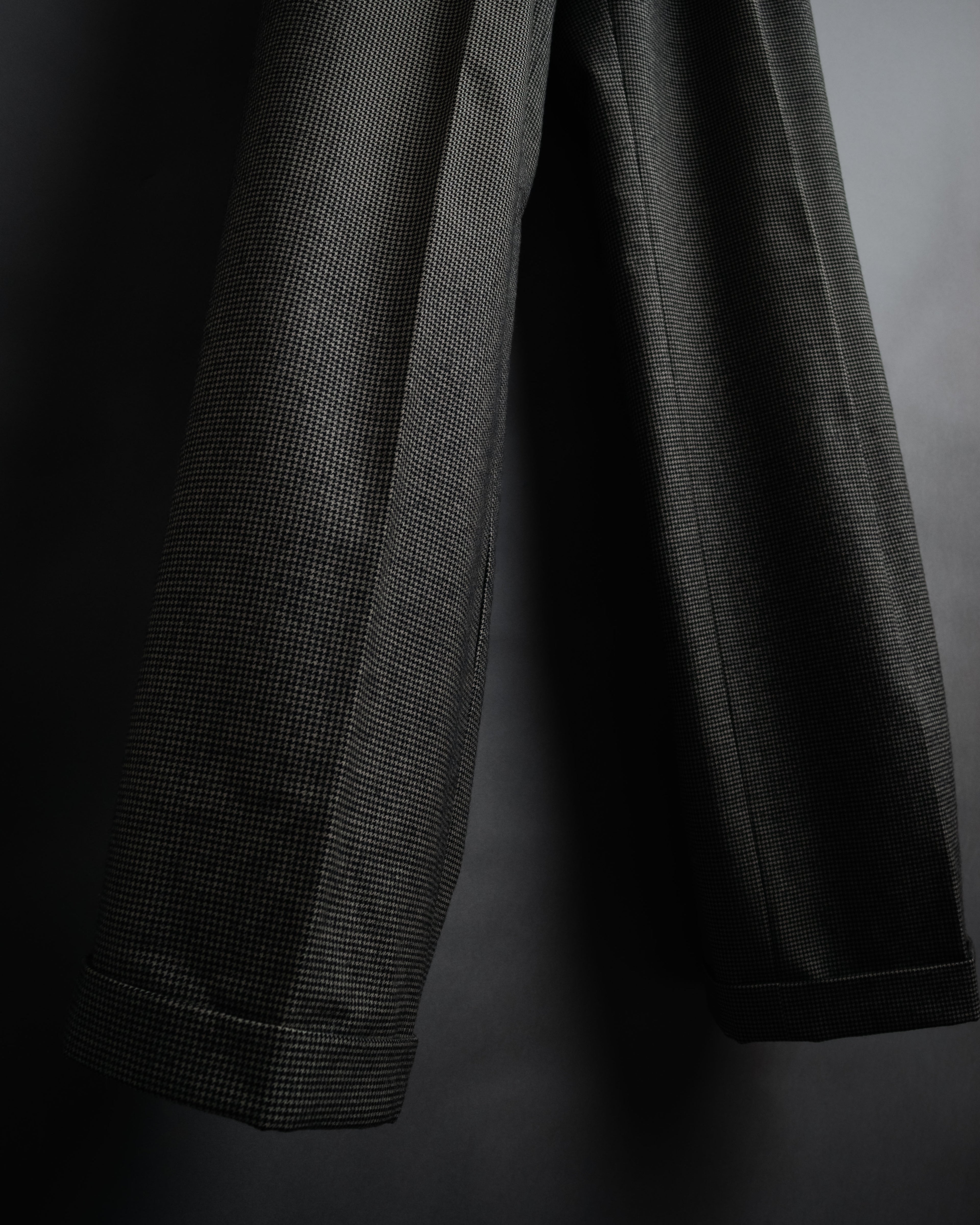 “Polo by Ralph Lauren” 90’s Houndstooth two tuck wool trousers