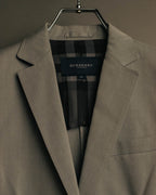 “BURBERRY LONDON” 2000’s Tailored light grey pants suit
