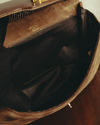 –SPECIAL– "GUCCI" 70's Classic horsebit shoulder bag