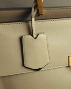 "BALENCIAGA" 2010's Structured leather top handle bag